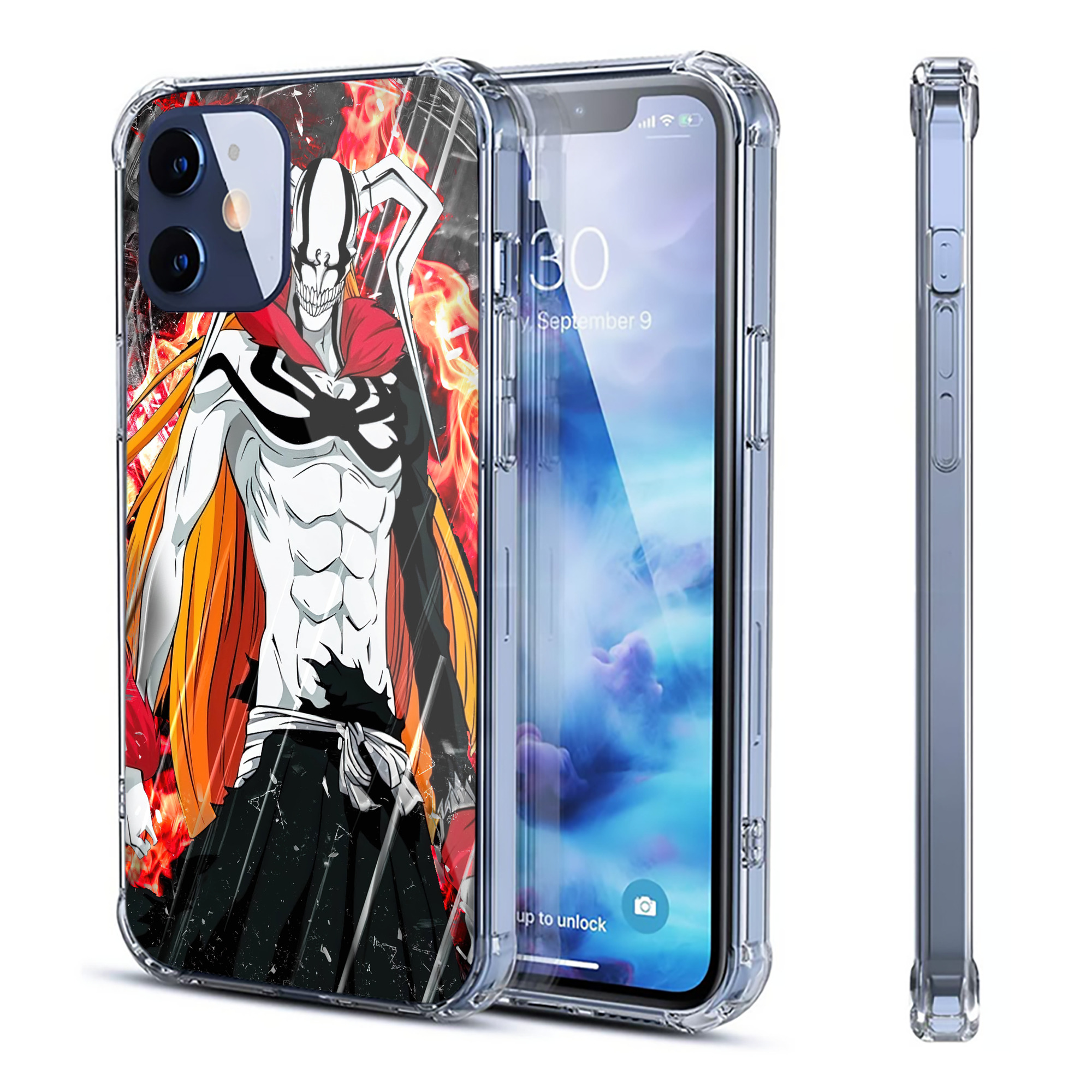 （画像用） ブリーチ BLEACH 【iPhone 12シリーズ対応】透明スマホケース（クリアソフトケース）